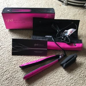 GHD Platinum Electric Pink hair styler